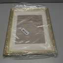 VIOLABBEY 11x14 Picture Frame Gold, Display 8x10 Picture with Mat or 11x14 without Mat, Ornate Vintage 11 x 14 Gold Frame for Wall Decor or Tabletop Display