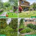 Mole Repellent Solar Powered, 8 Pack Snake & Skunk Repellent for Yard, IP 65 Waterproof Ultrasonic Deterrent Stakes, Get Rid of Rabbit, Gopher, Vole, Chipmunk, Deer, Groundhog for Lawns Garden