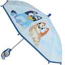 Bluey Stick Umbrella with Clamshell Handle 21"", Small, White