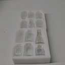 12pcs Glass Bud Vase Set, Small Clear Flower Vases for Centerpieces in Bulk, Mini Vintage Vase for Wedding, Home,Table Decoration