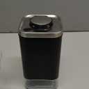 Kaffe Glass Coffee Canister (12oz) w/Airtight Lid - Click to Release Seal - BPA Free Glass & Stainless Steel - Elegant Kitchen Storage Container for Coffee, Nuts, Rice, Flour, Sugar, Tea, Cereal