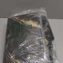 Nkzply 4 Pcs Black Marble Shower Curtain Sets with Rugs Gold Bathroom Sets with Shower Curtain and Rugs Modern Abstract Bathroom Decor Accessories Shower Curtains for Bathroom Toilet Lid Cover