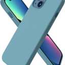 ORNARTO Compatible with iPhone 13 Case 6.1, Slim Liquid Silicone 3 Layers Full Covered Soft Gel Rubber Phone Case Protective Cover 6.1 Inch-Cactus