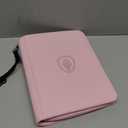 Premium 4 Pocket Zip Card Binder, Trading Card Binder for 320 Cards, Portable PU Card Collection Binder, Collector Card Album Folder for MTG, TCG, Sports Cards, Game Cards (Pink) (4 Pocket - 10.2" x 7.5")