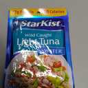 StarKist Chunk Light Tuna in Water, 2.6 oz Pouch Ready to Eat Wild Caught Tuna, 17g Protein, 70 Calories Per Serving, Gluten Free, Soy Free, Kosher, Perfect for Salads, Keto Meal & Snacks, (Pack of 25) BBD: 01-30-29