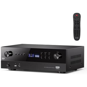Donner Stereo Receivers 5.2Channel Surround Sound 4K HDR AV Receiver, MAMP8