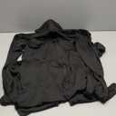 Full Bodysuit Include Zipper Helper Unisex Spandex Stretch Adult Costume Zentai Disappearing Man Body Suit (XX-Large, Black)