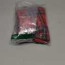 AQOTHES Pack of 2 Christmas Plaid Decorative Throw Pillow Covers Scottish Tartan Cushion Case for Farmhouse Home Holiday Decor Red and Green, 20 x 20 Inches