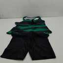 LALAGEN Womens 2025 Plus Size Tankini Swimsuits Rash Guard Capris Athletic Two Piece Swimwear Bathing Suits for Women S-5X (3X-Large, Green)