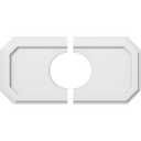 Ekena Millwork CMP26X13ED-07000 Emerald Architectural Grade PVC Contemporary Urethane Ceiling Medallions 26"W x 13"H x 7"ID x 9"C x 1"P