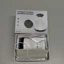 Lymphatic Drainage Massager & Anti Cellulite Massage Tool, Helps Reduce Stretch Marks & Cellulite, for Legs, Arms & Belly, Body Sculpting Machine with Microcurrent & Red-Light & Heat & Vibration (White)