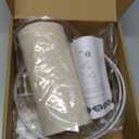 Small Lamp Shade, Beige Drum Lampshade 8.7''Top X 8.7'' Bottom X 7.9'' High, Replacement Lamp Shade Natural Linen Hand Crafted for Table Lamps Floor Lamps Chandelier Lamp, Easy Assembly Required