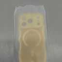 for iPhone 17 Pro Max Case: [Cute Wave Frame][Fit for MagSafe] Military Drop Shockproof Protection, Camera Protective Glossy Slim Magnetic Wavy Phone Cover for Women Girls 6.9'', Clear/Yellow