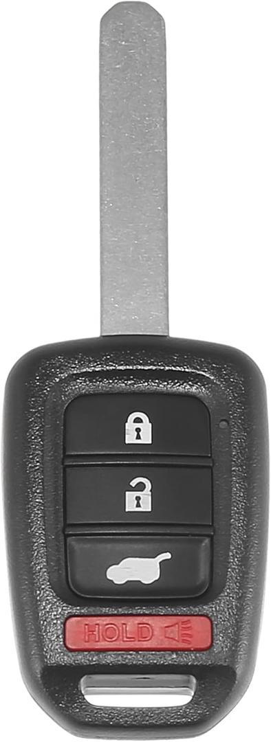 X AUTOHAUX 313.8MHz MLBHLIK6-1T Replacement Smart Proximity Keyless Entry Remote Key Fob for Honda CR-V 2014-2016 for Honda HR-V 2016-2021 4 Buttons 46 Chip
