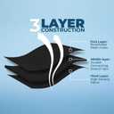 Voyager Step-in Pet Harness - All Weather Mesh, Adjustable Step in Harness for Cats and Dogs by Best Pet Supplies - 307S Black, M (M (Chest 15 - 17"))