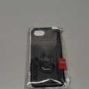 Weycolor for iPhone 16e Case with Camera Lens Cover, HD Screen Protector, 10 FT Military Grade Drop Protection, Magnetic Ring Holder Kickstand Protective Phone Case, Black