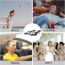 Women's Stiletto Heel Casual Flip Flops Satin Fashion Square Open Toe Backless Summer Slip On High Heel Dressy Thong Sandals Slide for Beach Daily Work (10, Black)