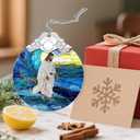 Jesus Christ Christmas Decorations - God Jesus Home Decor | Stained Glass Ornament | Christmas Ornaments for Tree | Christian Holiday Ornament Christian Gifts, Religion Gifts, Gift Ideas, Xmas Gift