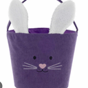 Holiday home easter corduroy basket Violet 3ct