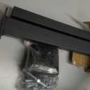 Hand Rails for Outdoor Steps, 2-Step Metal Stair Railing Kit, Matte Black