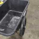 Rubbermaid Commercial Products 8.75 Cubic Foot, All-Weather, Big-Wheel Cart/Yard Cart/Lawn Cart/Wheelbarrow, Yardwork/Landscaping/DIY Projects, Durable/Weather Resistant, Black