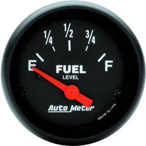 AUTO METER 2643 Z-Series Electric Fuel Level Gauge, 2 1/16" - Short Sweep/Electric