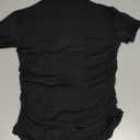 Avidlove Women's Short Sleeve Bodysuit Turtle Neck Body Suits Mesh One Piece Leotard Going Out Tops Date Outfits (Medium, Black)