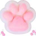 1pcs Cat Paw Squishy Toy, 5 in Big Cute Kawaii Fufu Squishies, Sticky Cat Paw Fur Ball, Super Soft Stress Relief Funny Fidget Toys, Novelty Things Suitable for Adults Kids