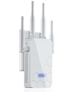 2026 WiFi Extender Internet Booster, 10000 Sq.ft Long Range Repeater Wireless Routers Amplifier, Mesh Wi-Fi 80% Faster | Broader Than Ever, Support More Network Devices at Home, 1-Tap Setup