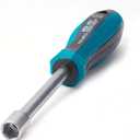 2 x Utoolmart 10mm Nut Driver, 6-Point Hex Nut Driver Socket Non-Magnetic Tip, High-Torque Nut Driver for Added Torque, with 93mm Round Shaft & Handle Triangle Enforce Hole