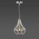 EIFHYT Canopy Kit for Chandelier, 5 1/8 Ceiling Lighting Modern Steel Canopy Kit Light Fixture Cover Plate, Hook & Cord Holder for Pendant Lighting Fixtures (Brushed Nickel)