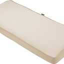 Classic Accessories Montlake FadeSafe Water-Repellent 59 x 18 x 3 Inch Outdoor Bench Cushion, Antique Beige