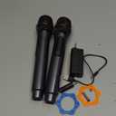 Wireless Microphone,Professional Dual Handheld Cordless Dynamic Mic System with Rechargeable Receiver,Karaoke Microphone Set for Singing, Karaoke, Wedding, DJ, Party, Speech,Church,Class Use,PA System