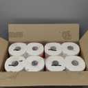Amazon Brand - Presto! Ultra-Strong 2-Ply Toilet Paper, 24 Mega Rolls = 120 Regular Rolls, 308 Sheets Per Roll, Unscented