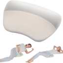 BALAPET Memory Foam Lumbar Pillow for Bed, Ergonomic Lower Back Support Pillow for Sleeping, Waist & Hip Support Cushion for Side and Back Sleepers, Back Pain Relief with Washable Cover