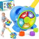 Baby Toy for 6 12 18 Months, Musical Toys for Infant 6 7 8 9 10 11 12 Months, Christmas Birthday Gifts for Toddler, Early Learning Educational Toy with Light Sound for Kids 1 2 3 Year Old Boys Girls