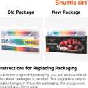 Shuttle Art 136 Color Pencils for Adult Coloring Book, Soft Core Colored Pencils Set for Doodling, Sketching, Drawing, Art Supplies