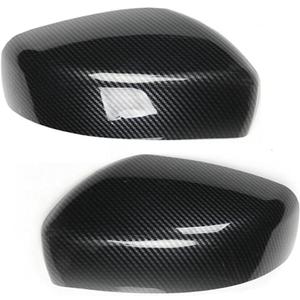 Carbon Fiber Rearview Side Mirror Cap Cover Trim For INFINITI G37 G25 2008 2009 2010 2011 2012 2013 (Not a Replacement) 1 Piece