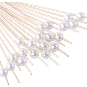 Cocktail Picks for Appetizers, Toothpicks for Appetizers, 100PCS White Cocktail Toothpicks for Drinks, Appetizer Skewers for Charcuterie Cups Board