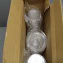 Lamosi 100 Pack 20 oz Clear Plastic Cups with Lids and Straws, Disposable Iced Coffee Cups with Lids for To-Go Cold Drinks, Smoothies and Slushie