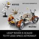 LEGO Creator 3 in 1 Space Astronaut Toy, Building Set Transforms from Astronaut Figure to Dog to Viper Jet, Space-Themed Gift Idea for Boys and Girls Ages 9 Years Old and Up, 31152