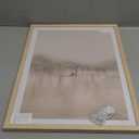 iHery Natural OAK Wood God Framed Wall Art, Large 16x20 in Jesus Leaves The 99 Sheep Christian Bible Canvas Art, Modern Sketch Scripture Bedroom Decor, Beige Boho For Living Room Churches 1Pack