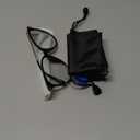 Gaoye Blue Light Blocking Glasses - Trending Round TR90 Frames, Metal Arms, UV400 Protection - Matching Soft Case (*1-light Black Frame/Transparent Lens)