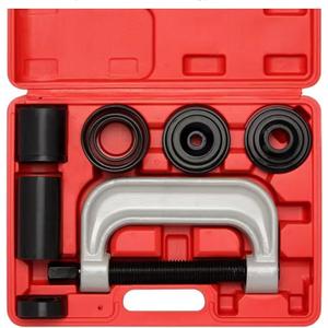 Ball Joint Removal Tool Kit,10PC Ball Joint Press Kit for Most 2WD 4WD Cars and Light Trucks (red)
