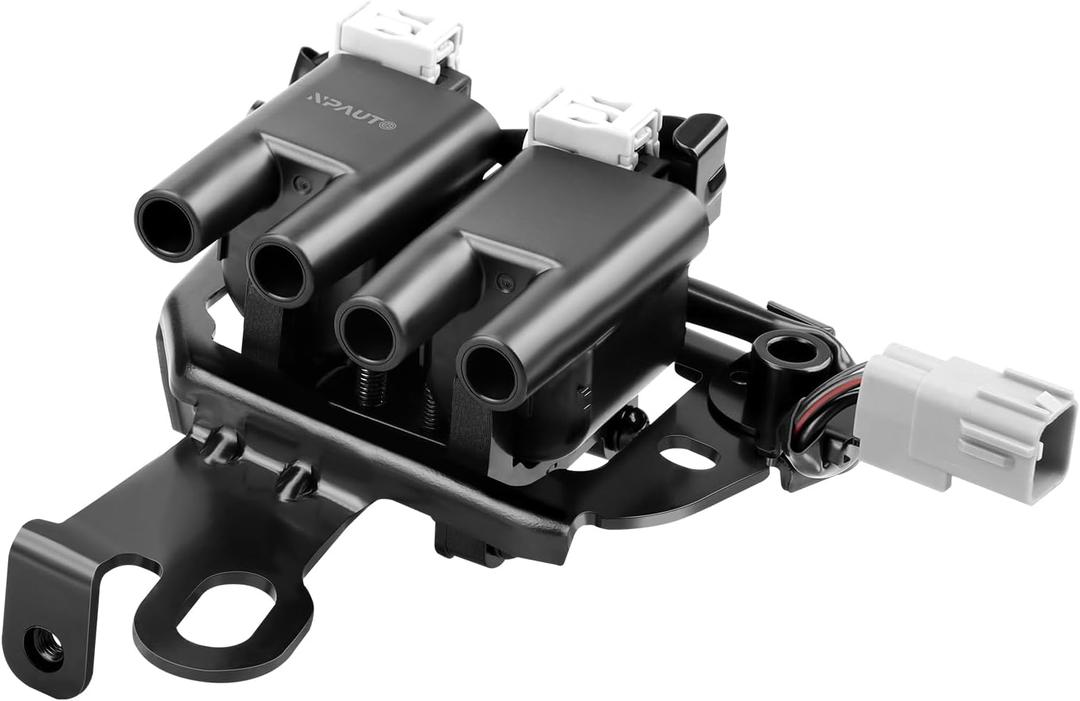 NPAUTO Ignition Coil Pack compatible with L4 2.0 2003 2004 2005 2006 Hyundai Elantra, 2005 2006 2007 2008 2009 Tucson, 04-08 Tiburon, 04-09 Kia Spectra 5, 05-07 Sportage