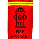 Fire Hydrant Cover Used For Outdoor Fire Hydrant Anti-Freeze Rainproof Thermal Insulation And Dustproof Cover (Single layer waterproof cloth, Diameter19" *31"H)
