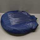 JOYIN White Rocket Ship Pop up Play Tent with Tunnel and Playhouse Kids Indoor Outdoor Spaceship Tent Set