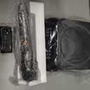 Karaoke Machine, Portable Bluetooth Speaker with 2 Wireless Microphones for Adults & Kids with Lights, Karaoke Microphone with PA System Supports USB/TF/REC/FM/AUX for Home Party Home System Packages (Black)