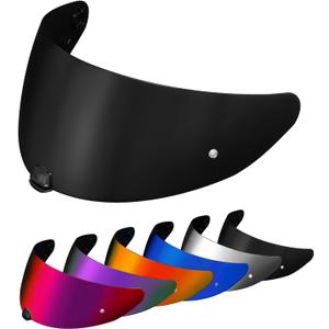 PSLER i10 HJ-31 i70 Visor- i10 Helmet Visor HJ 31Helmet Face Shield motorcycle Shield Accessories Replacement for i10 HJ-31 i70, Dark Black