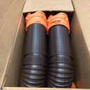 Camco RhinoFLEX 20-Ft RV Sewer Hose Kit - Features Clear Elbow Fitting w/Removable 4-in-1 Adapter - Connects to 3” Slip or 3”/3.5”/4” NPT Threaded Sewer Connection (39742)